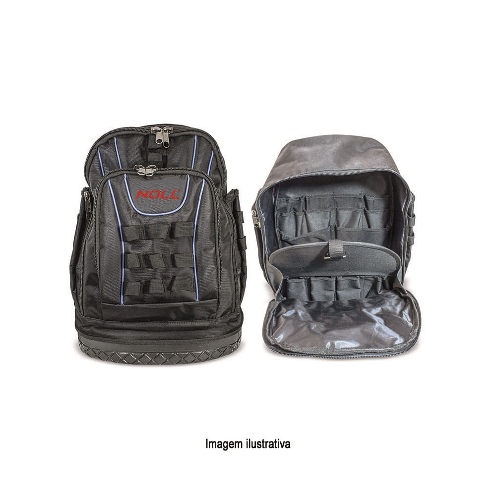 Mochila Para Ferramentas Com Base Emborrachada 46x16x37cm Noll 225 0002 Tecnoferramentas Mobile